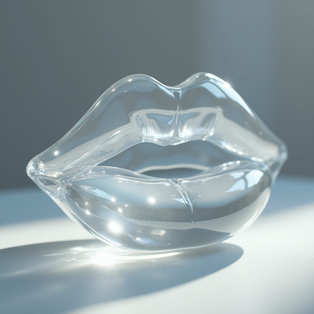 Transparent Glass Lip: Symbol of Purity and Honesty