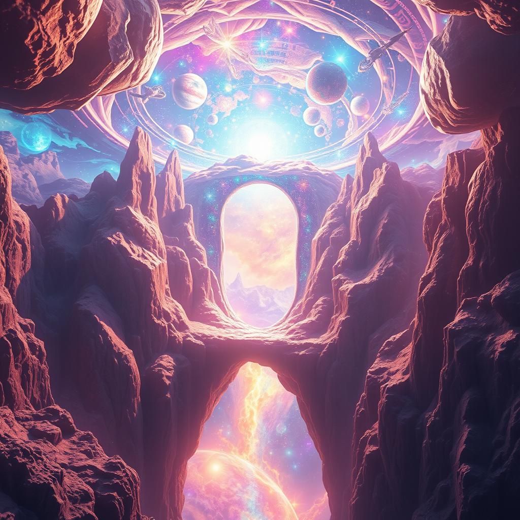 Iridescent Portal to a 5D Dreamscape