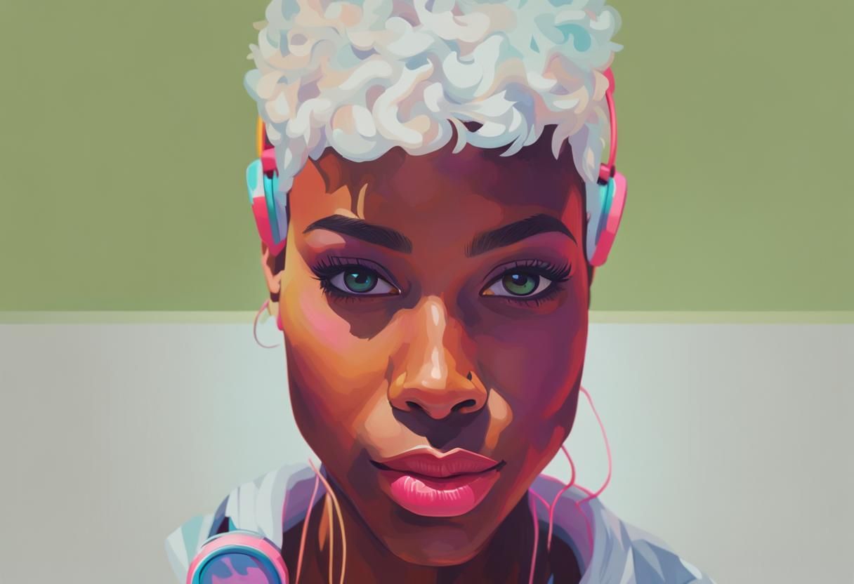 Stylish Black Woman Dancing in New York