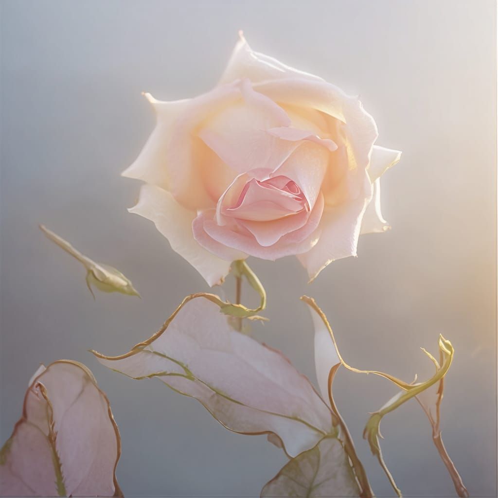 Rose Unfurls to Reveal Miniature Cityscape in Dreamy Waterco...