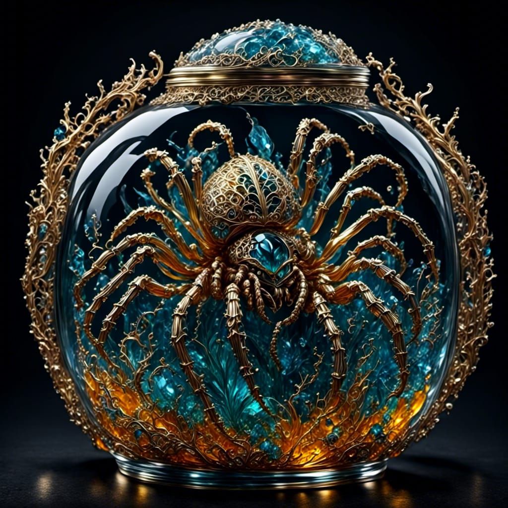in a jar