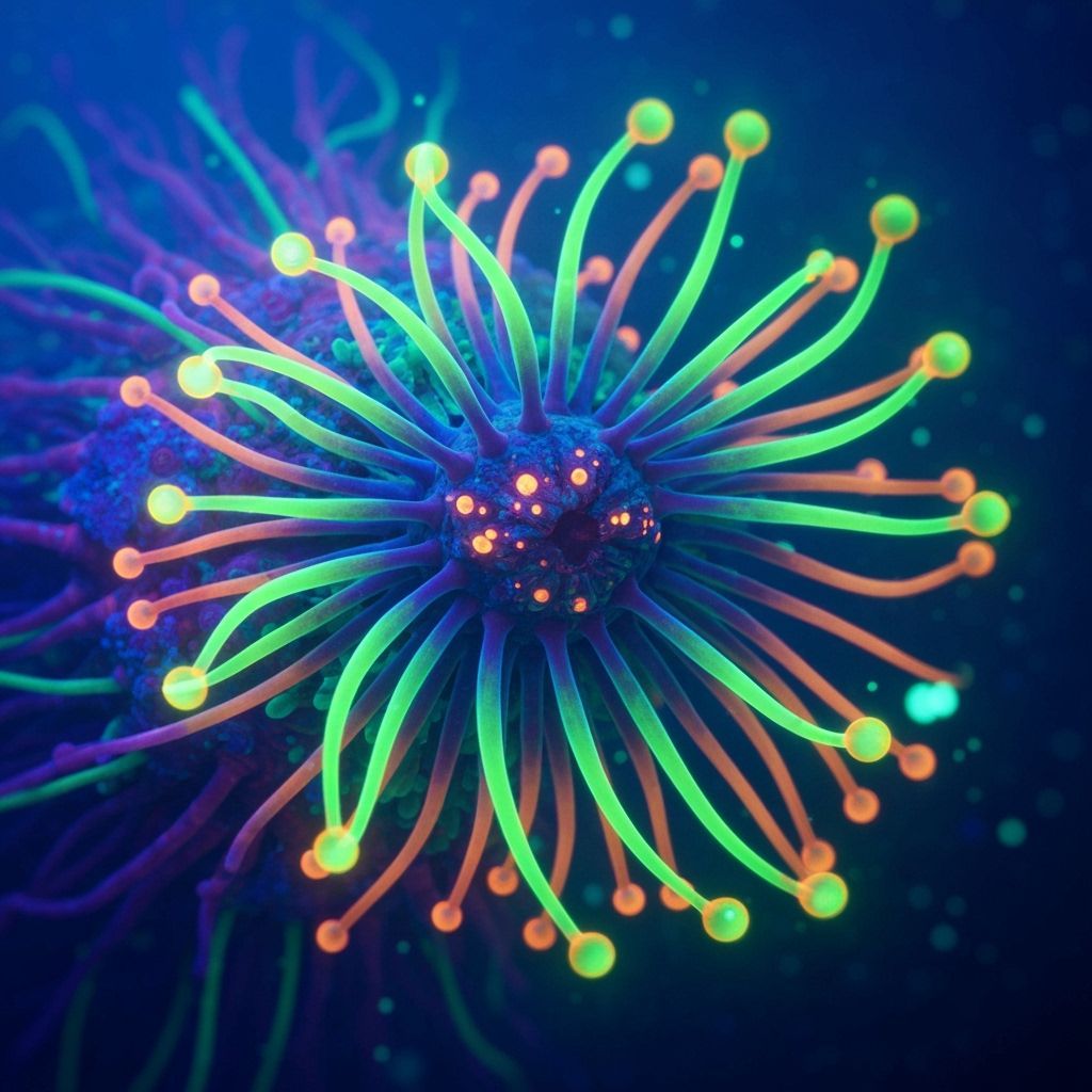 Bioluminescent Sea Creature with Ethereal Glow