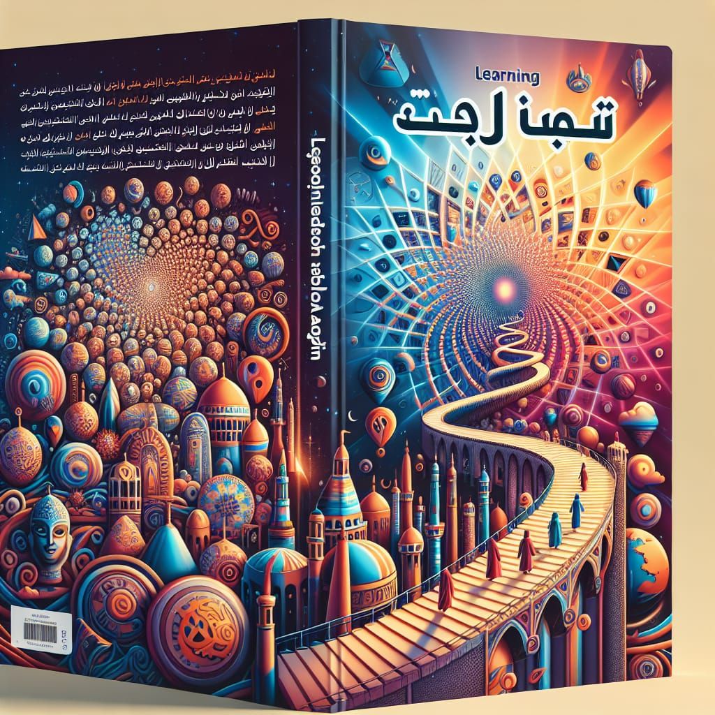 Egyptian Arabic Course Book Cover in 3D Style
