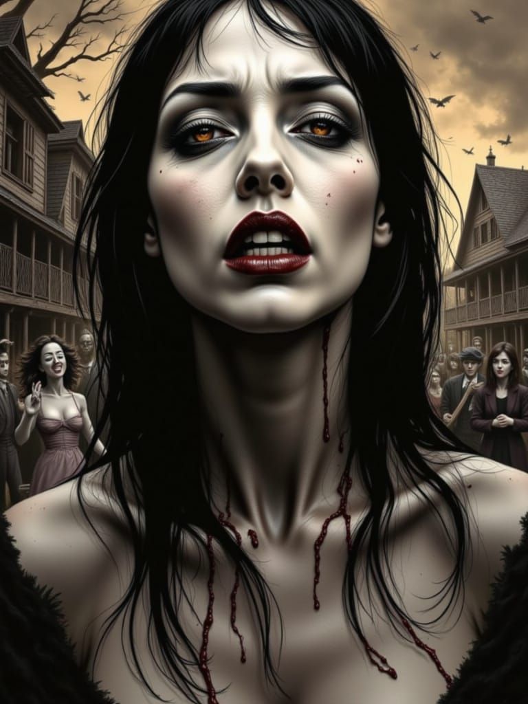 Vampire Woman Terrorizes Village at Dawn in Horror-Comedy St...