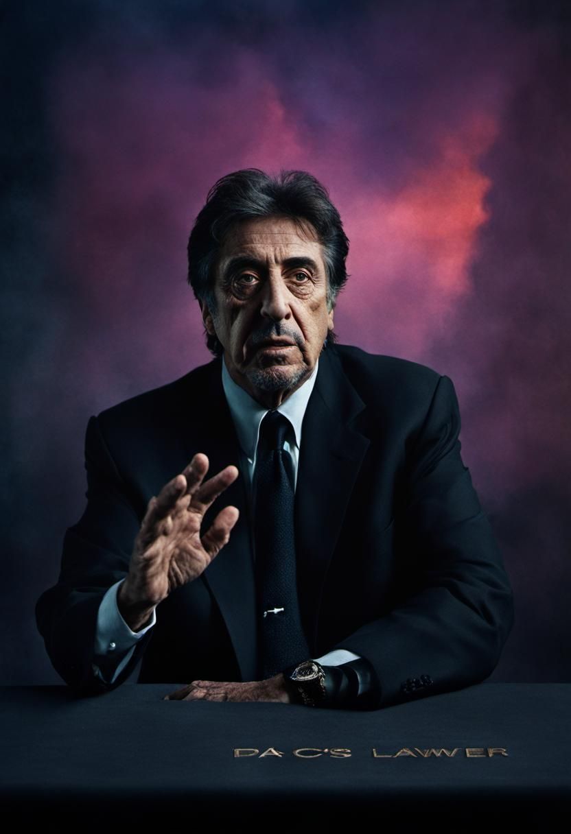 Al Pacino as Devil's Lawyer: 35mm Film Portrait