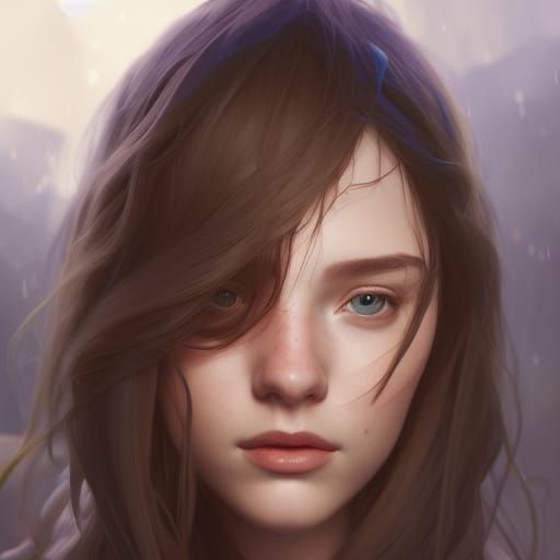 Detailed Portrait of Isla in Volumetric Lighting
