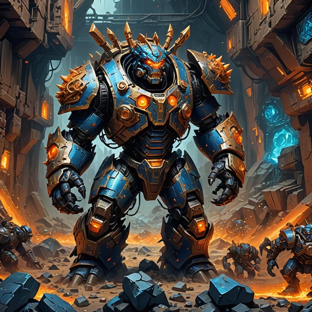 Armored Zealot Swarm Miner Invades Gold Mine