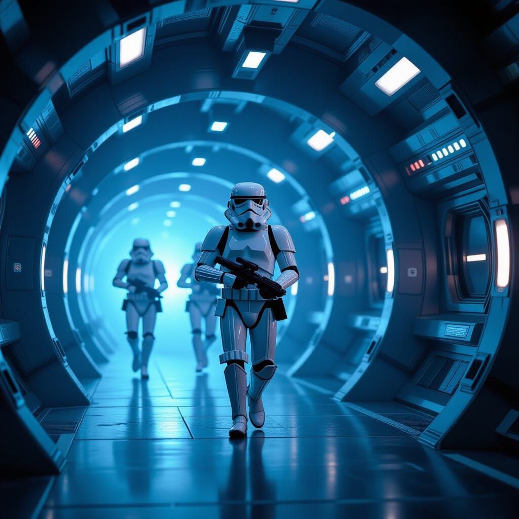 Stormtrooper Boarding Action on Starship