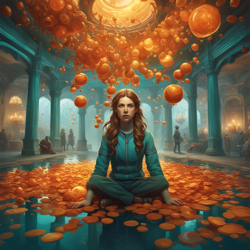 Anna Kendrick Upside Down: 8K Resolution Concept Art