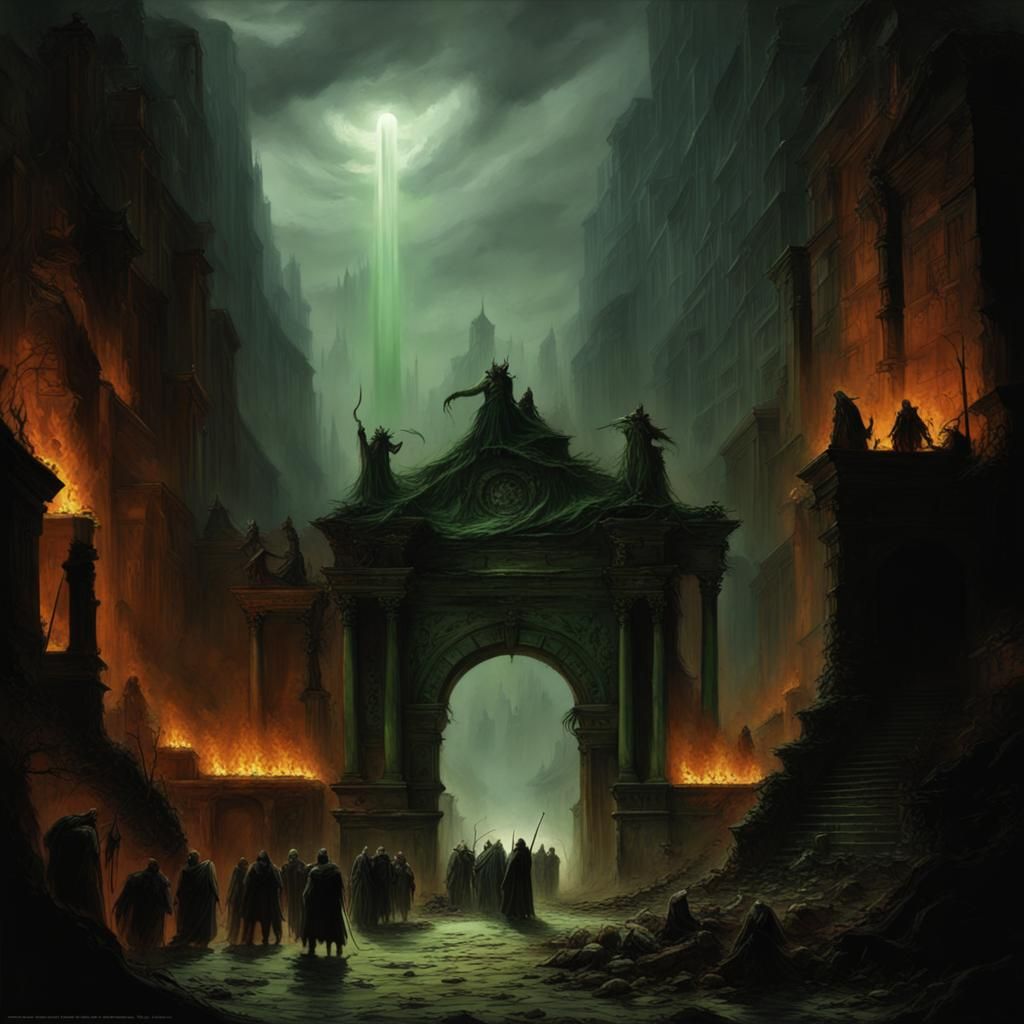 Horrific Roman Market: The Gate of Hell