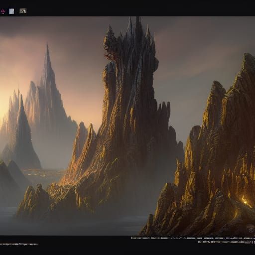 Fantastical Dungeons & Dragons Matte Painting