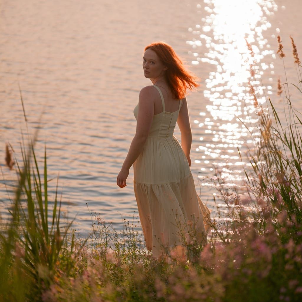 Anne Shirley at the Lake of Shining Waters