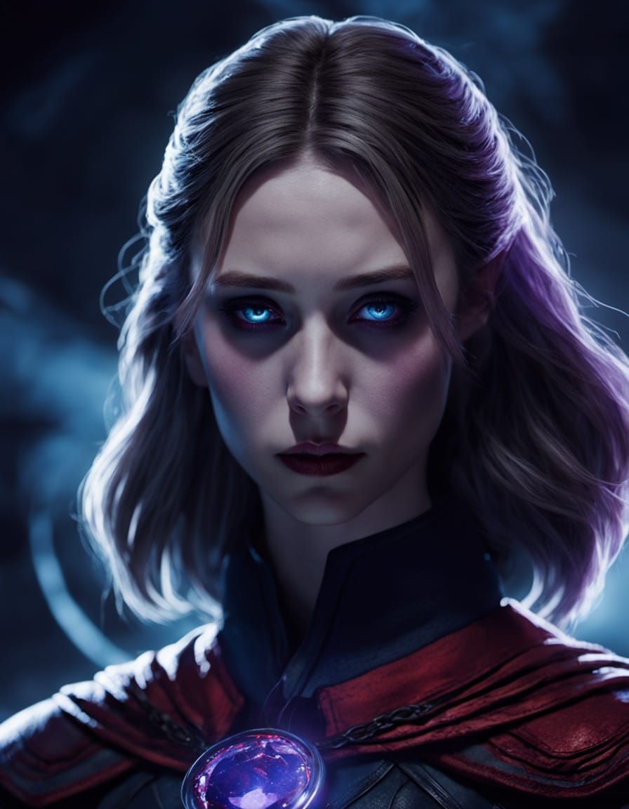 Taissa Farmiga as Raven with Red Amulet
