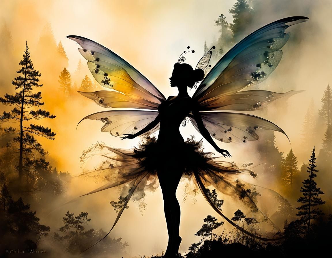 Fairy silhouette