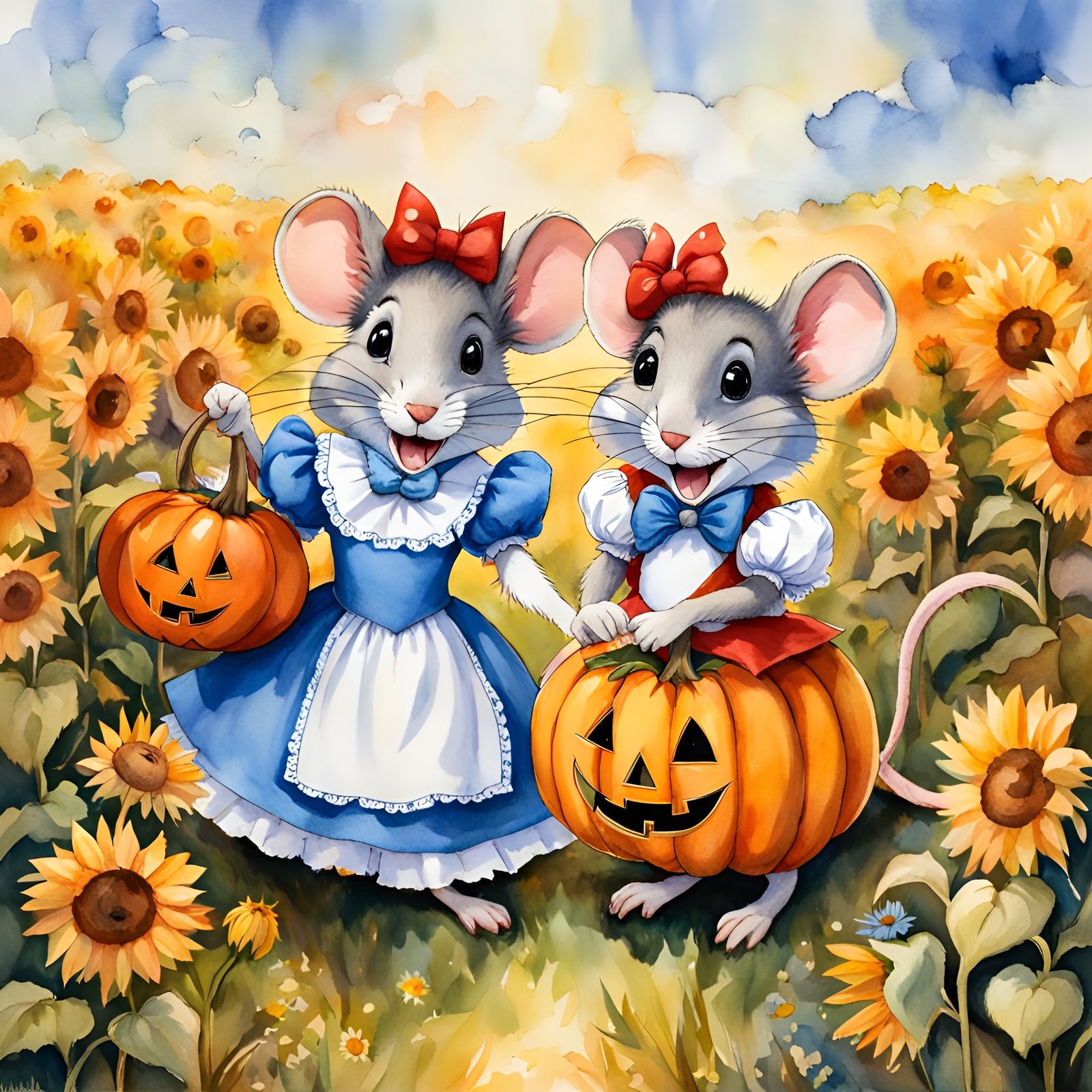 Alice In Wonderland & The Pumpkin Princess