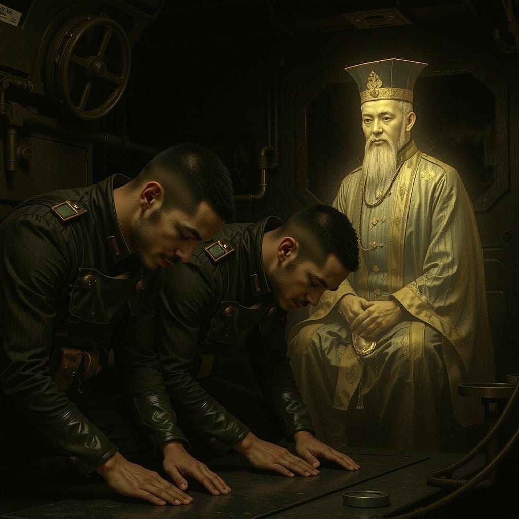 Dieselpunk Homage: A Pre-Raphaelite Vision