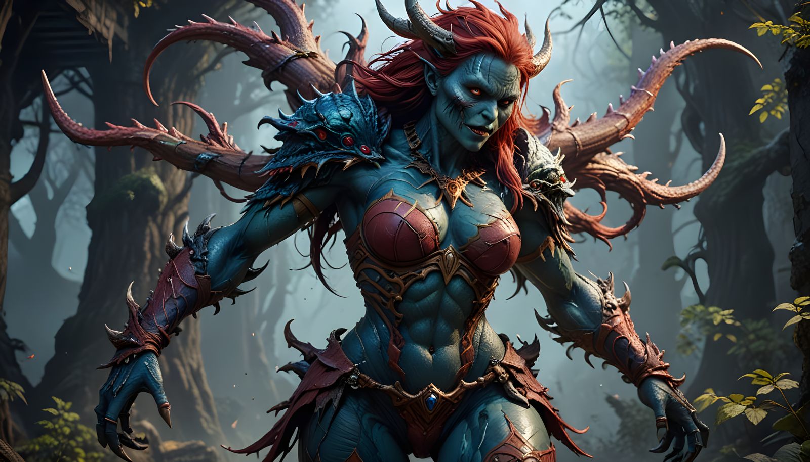 Sultry Fantasy Beast Reveals Mysterious Realm