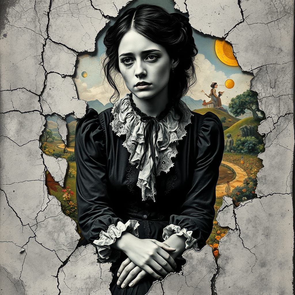 Victorian Fairy in Whimsical Dreamland