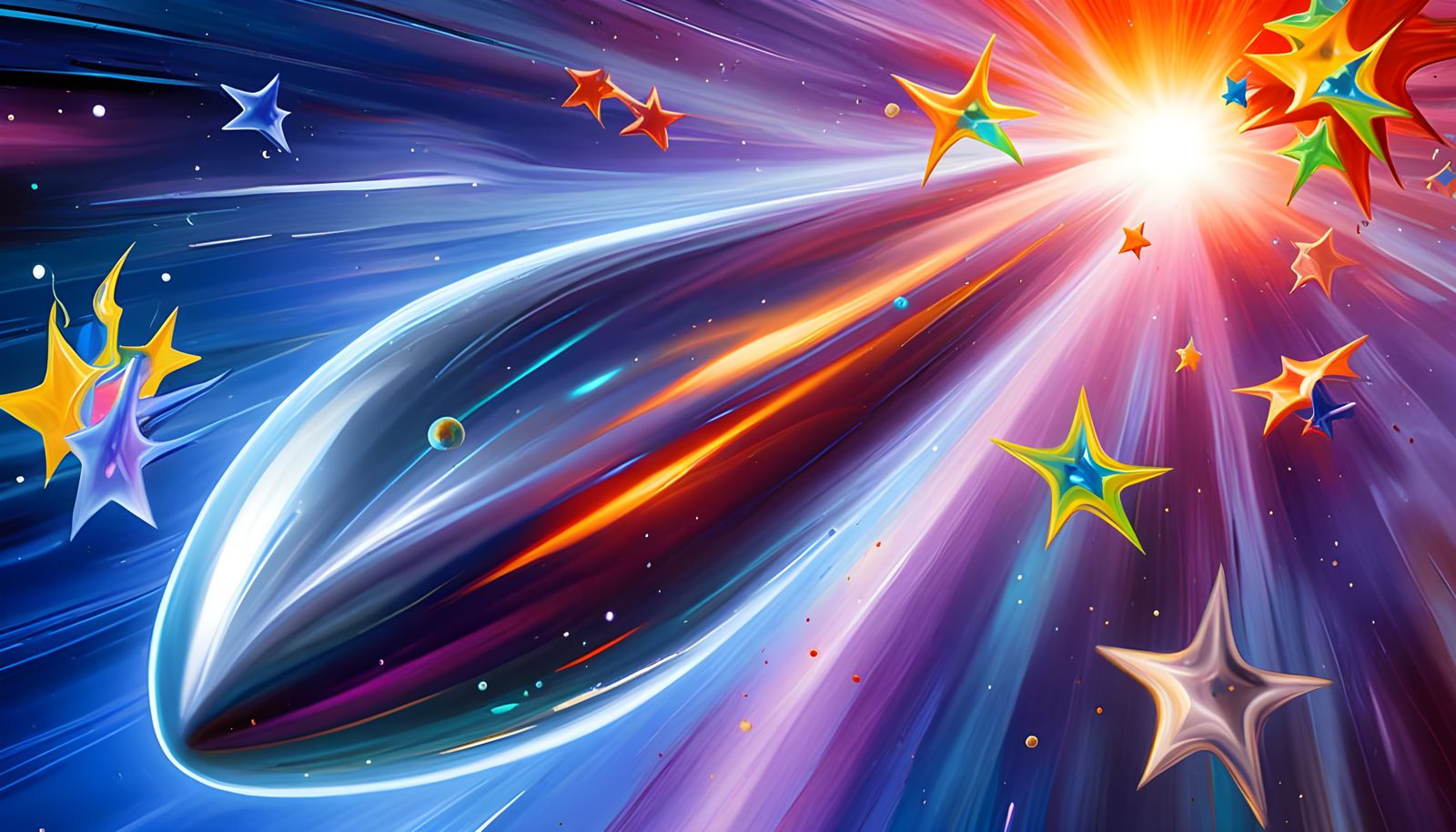 Stunning Superluminal Cylinder in a Deep Vortex of Stars