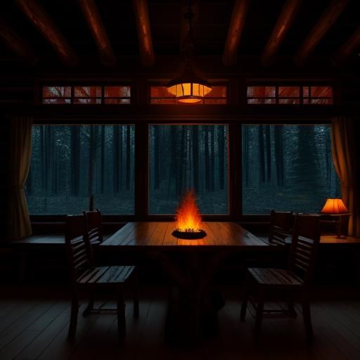 Log Cabin in Forest: Professional Photography