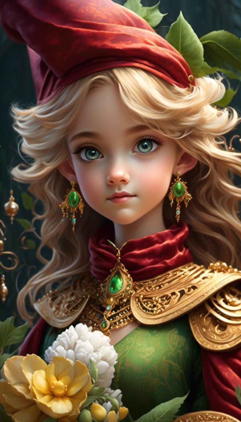 Elf Quest Character Concept Art in 8K