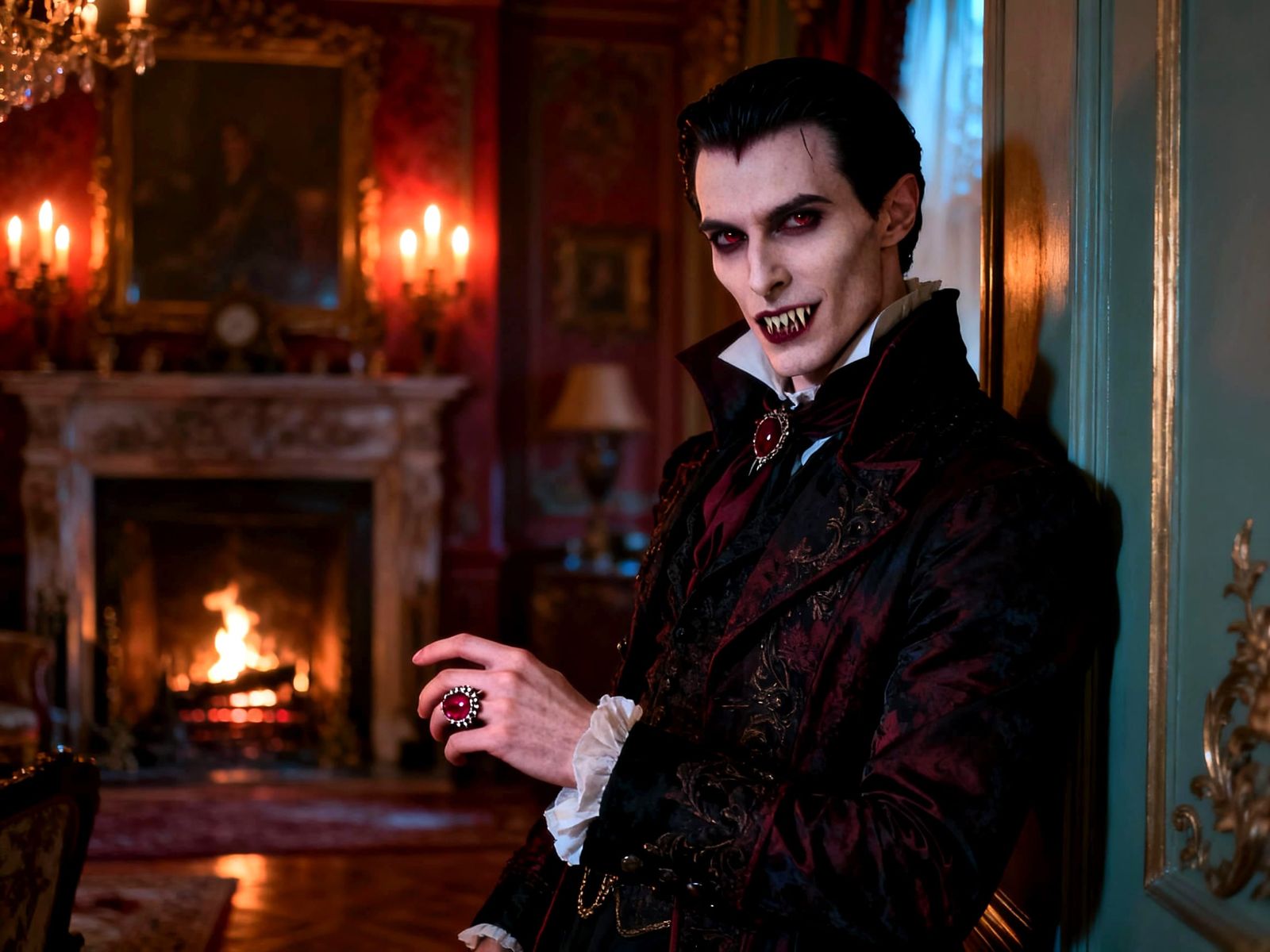 Come in, the fire's warm...