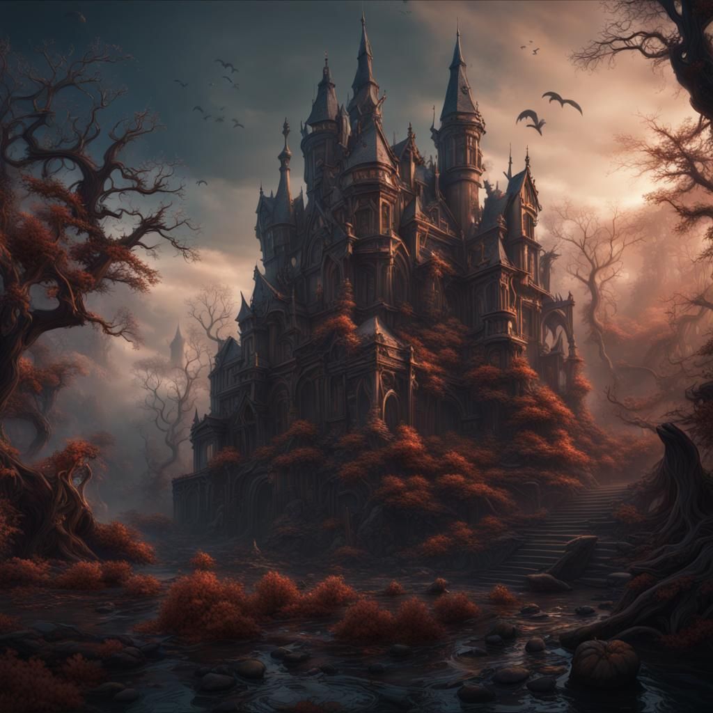 Haunting Thoughts in Detailed Matte Painting