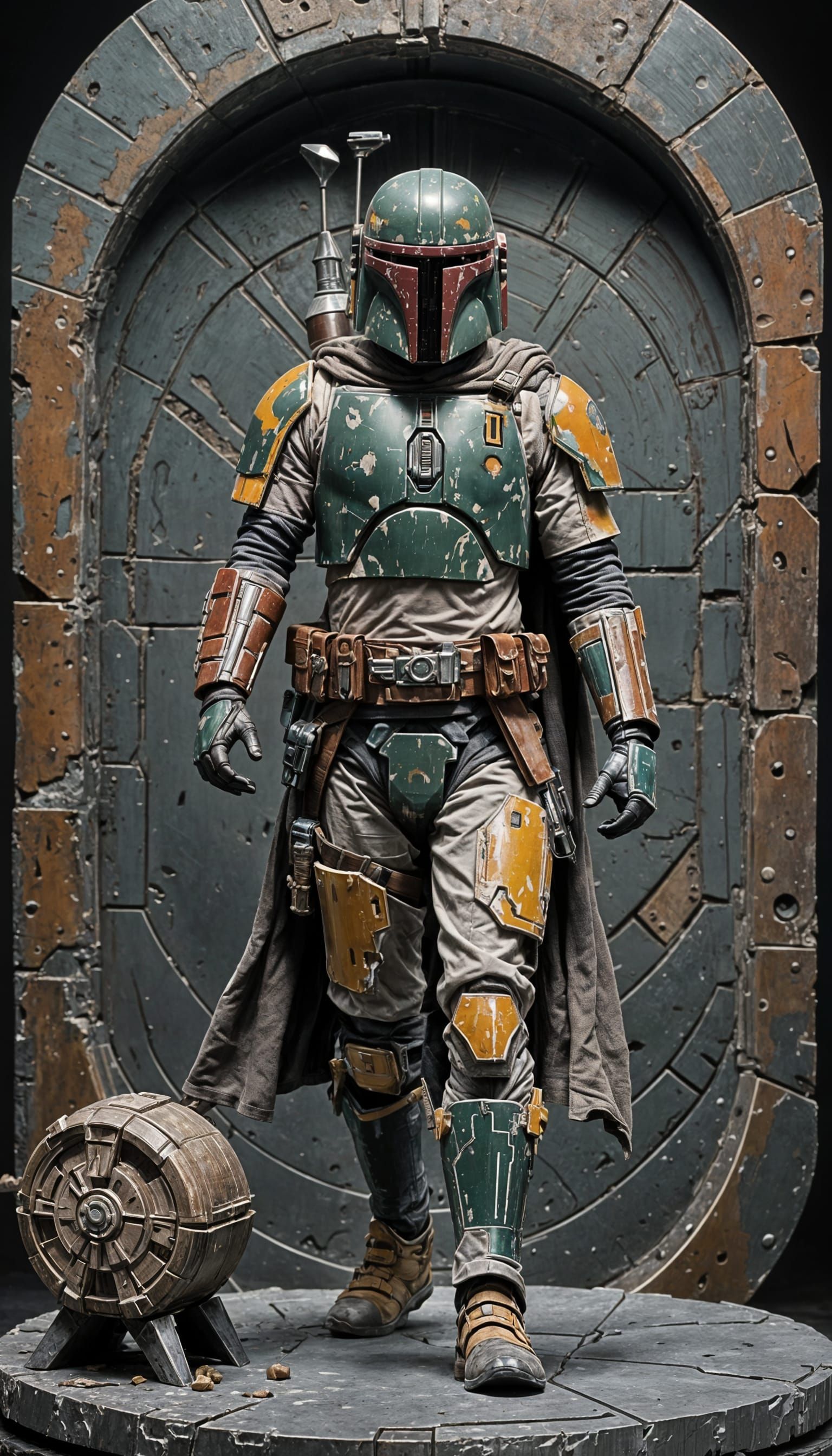 Boba Fett and Han Solo in Carbonite