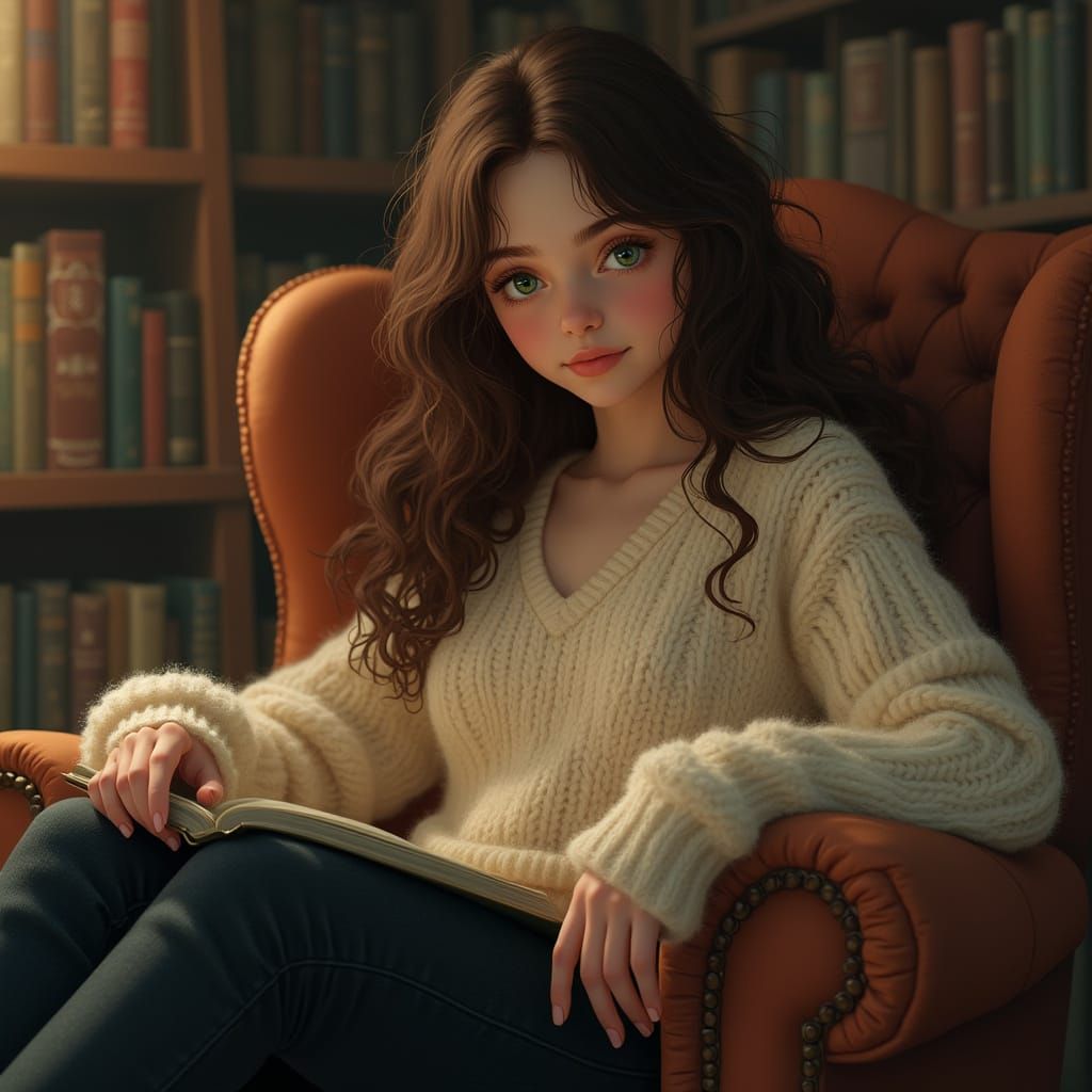 Cozy Book Nook Dreamscape