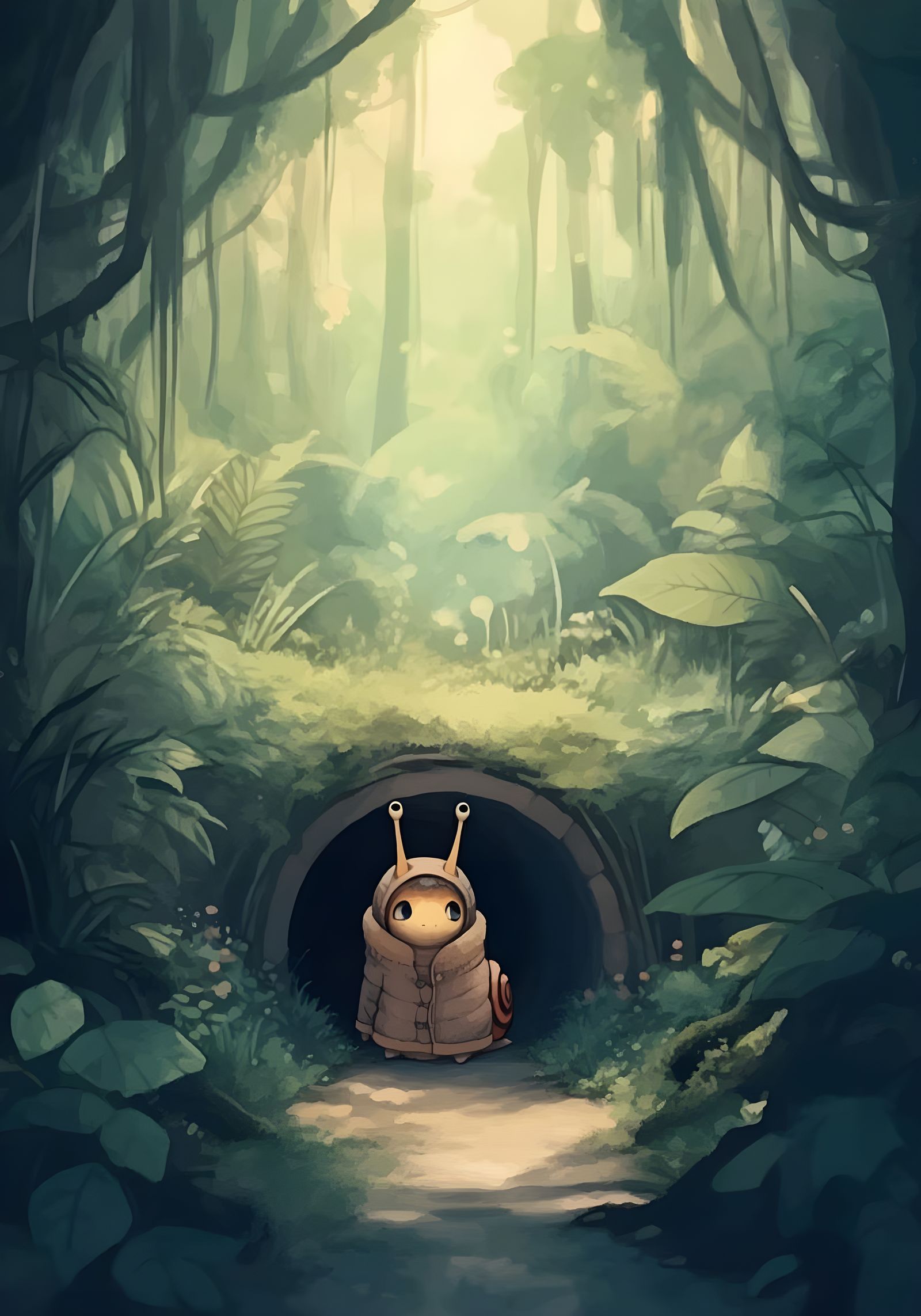 Anime Snail's Forest Adventure