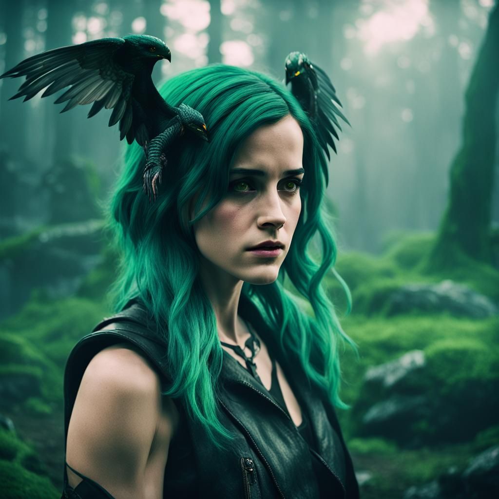 Emma Watson as Morrigan Aensland: Cinematic Film Still