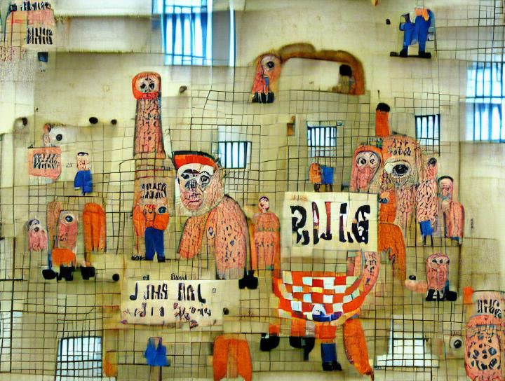 Folk Art in Art Brut Style
