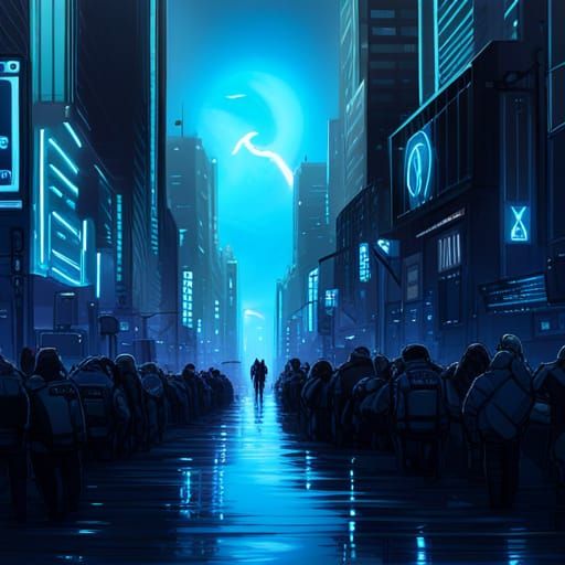 Neon Secure Data Exchange Layer Concept Art