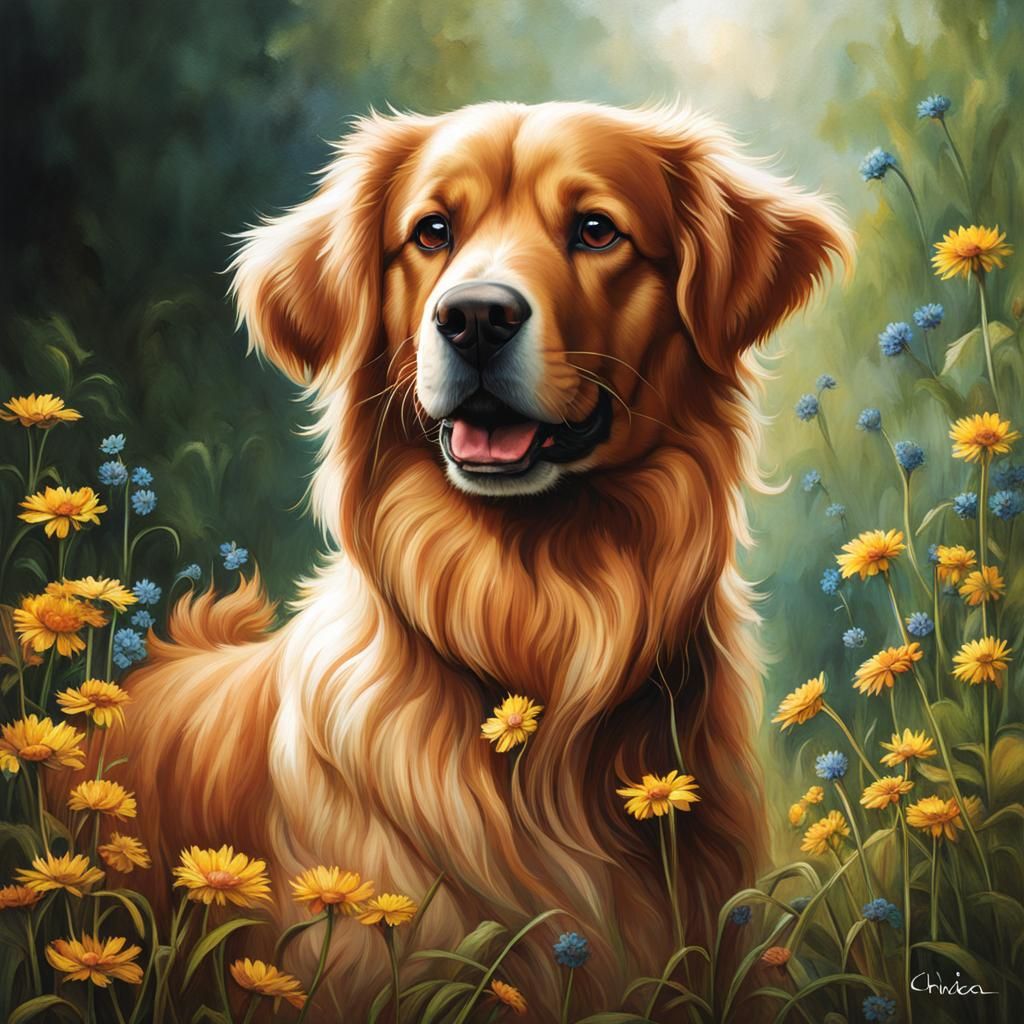 AI Generated Image of a Dog