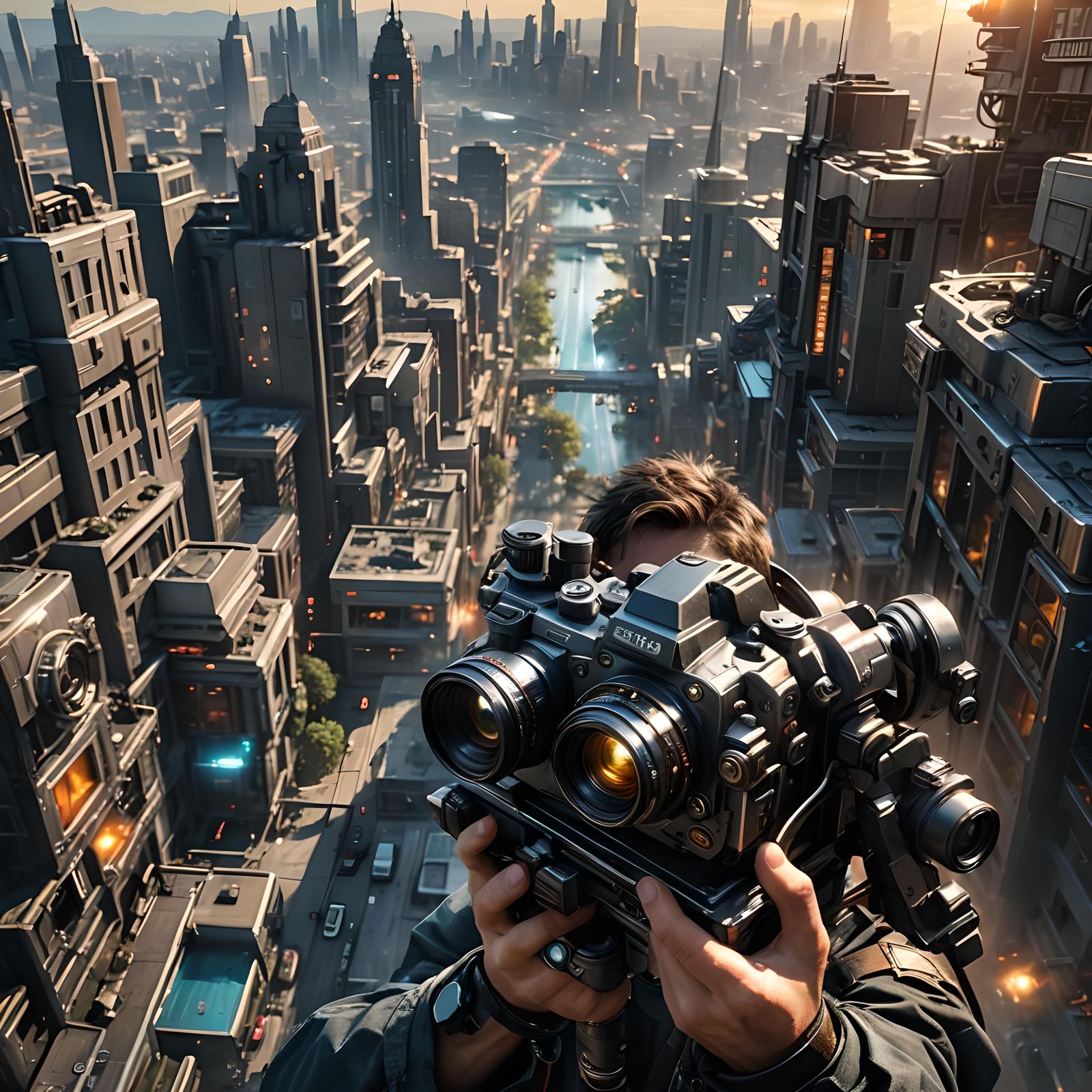 Photorealistic Camera Generated by AI