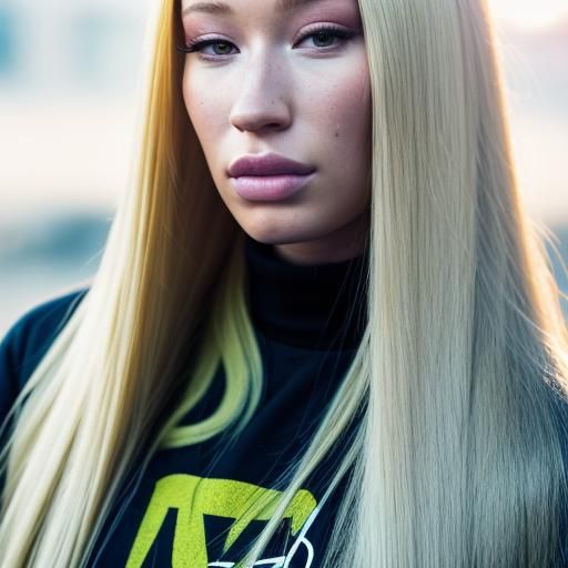 Iggy Azalea Portrait: Professional Photography with Bokeh