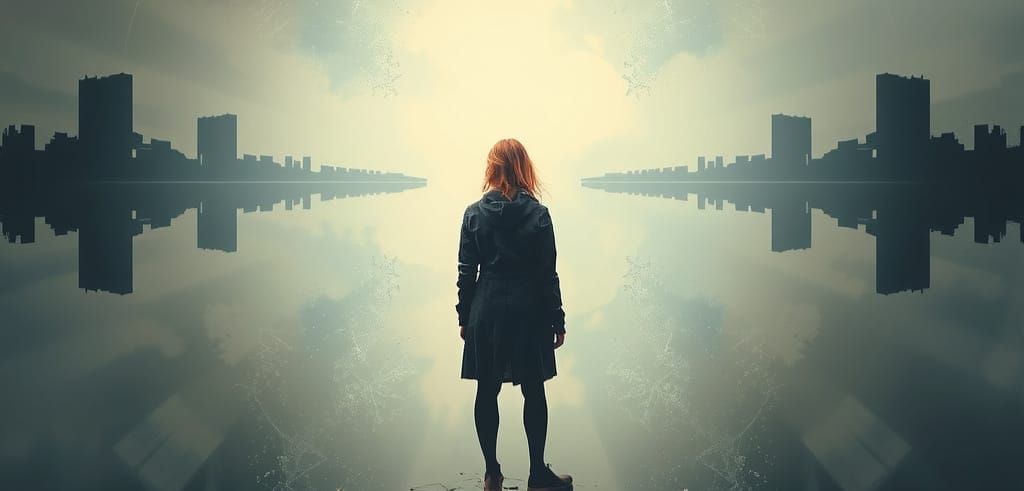 Surreal Ethereal Landscape in Abstract Art