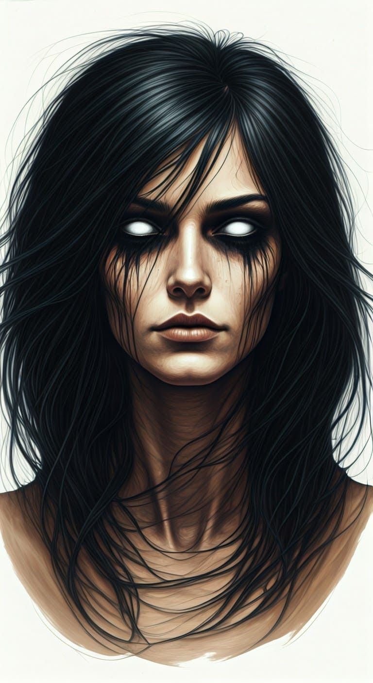 Ethereal Figure: A Fine Art Etching of Mortality