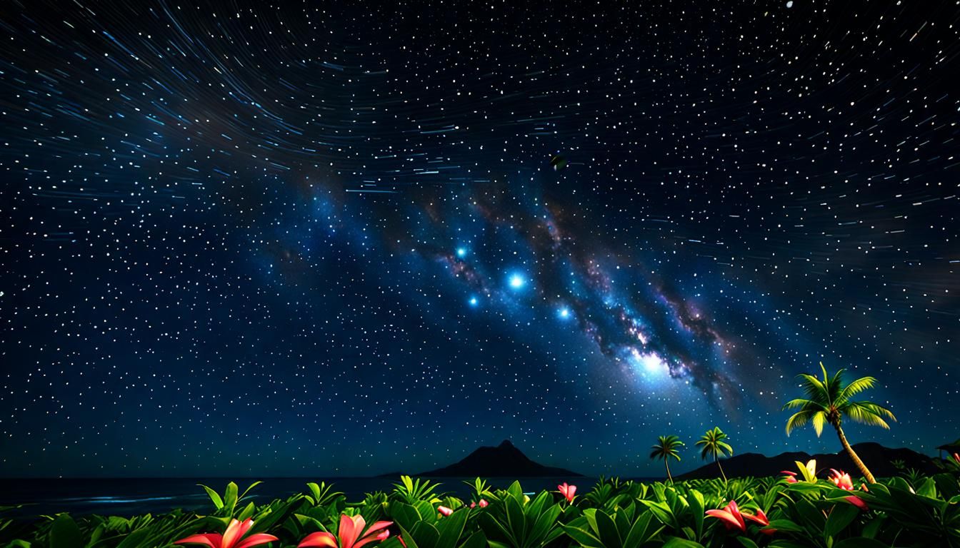 Hawaiian Starry Night in Unreal Engine