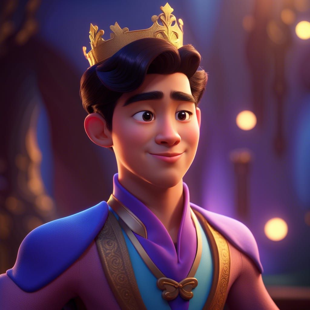 Thai Disney Prince Concept Art in 3D