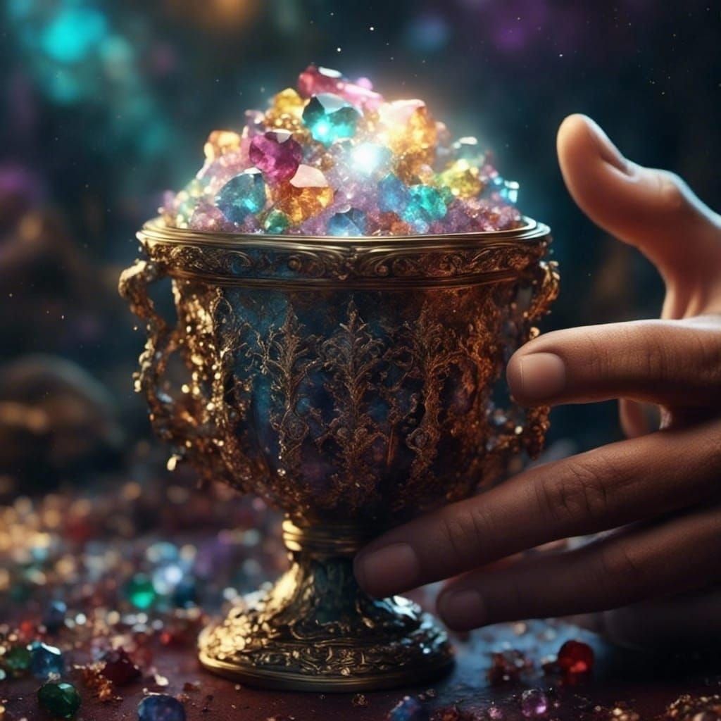 To a man dying of thirst in the desert...