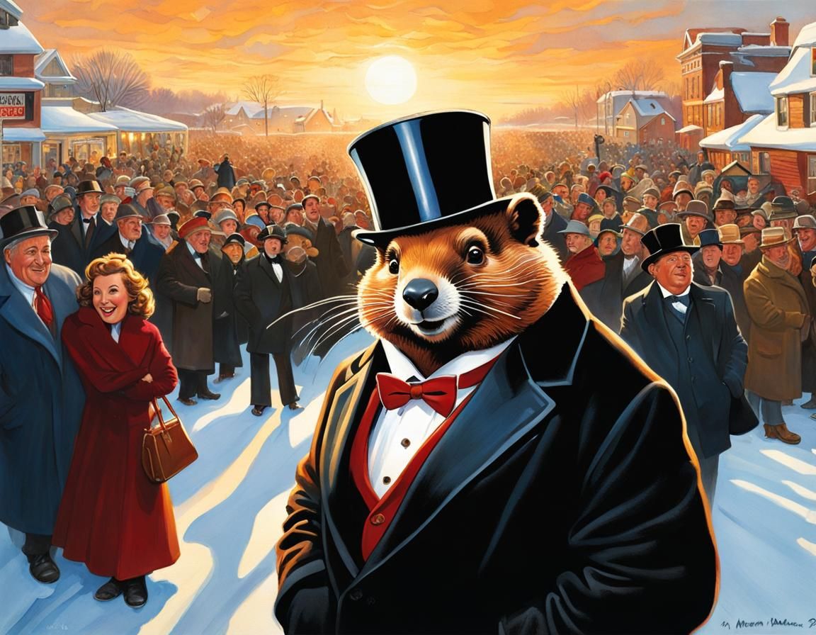 Punxsutawney Phil the groundhog