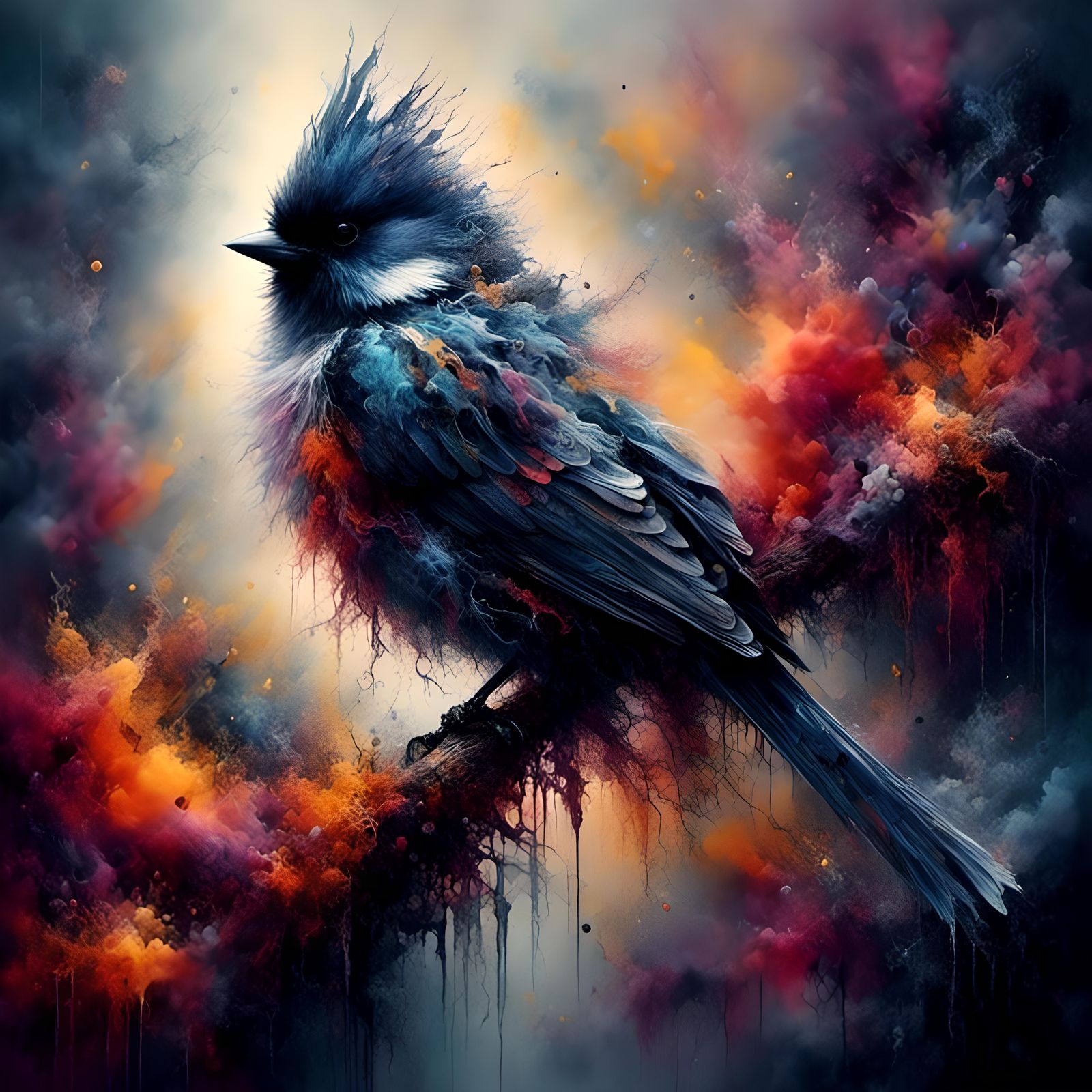 Dawn chorus in smoke