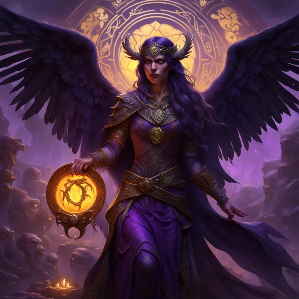 Morrigan Celtic Goddess of the Slain: Dark Fantasy Art