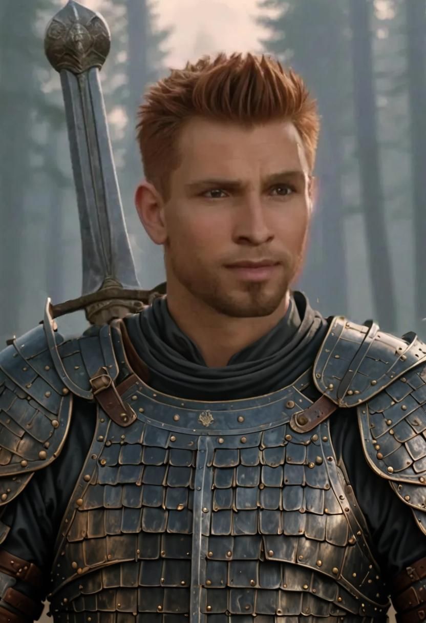 Hero in Ancient Lamellar Armor