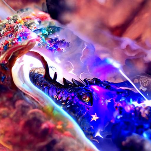 Cosmic Star Dragon Ethereal Fantasy