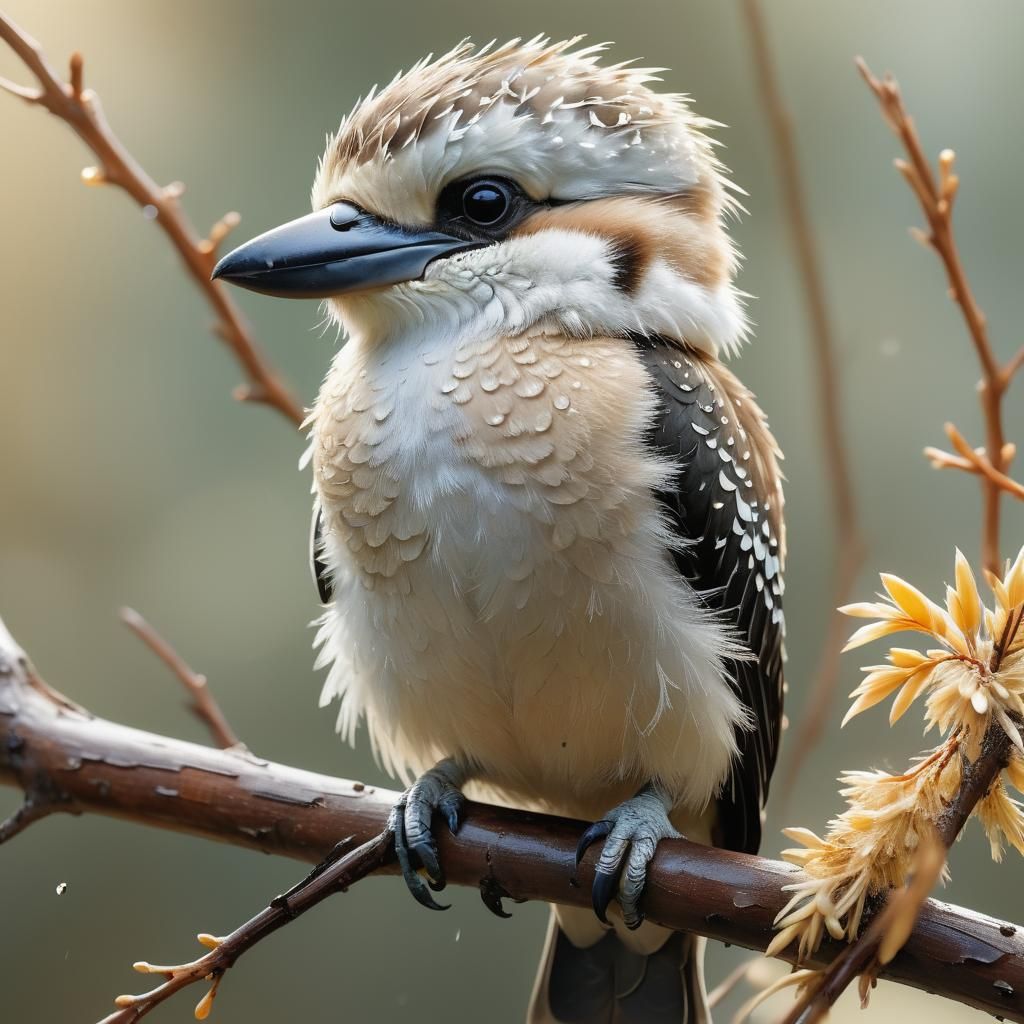 Baby Kookaburra Bird