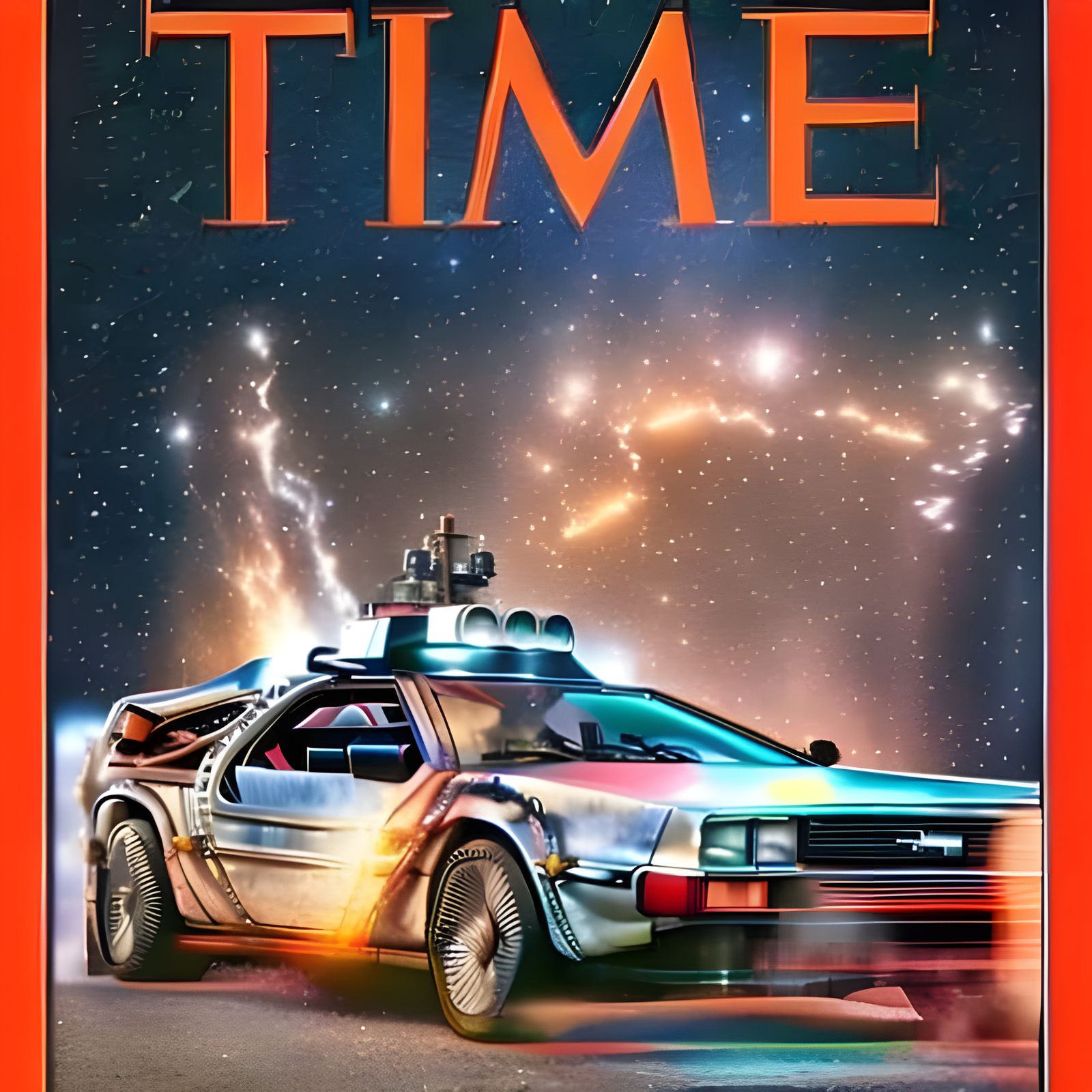 Time Cover: Christopher Lloyd as Doc Brown Portrait