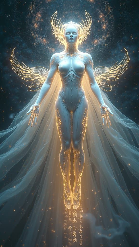 Cybernetic Goddess in Infinite Data Streams