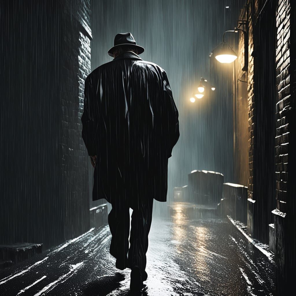Noir Alley: Lonely Man in the Rain